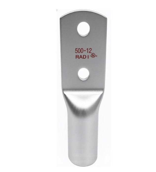 Two-hole Long Barrel Tinned Copper Lugs: (Bs 4579-2-1973)