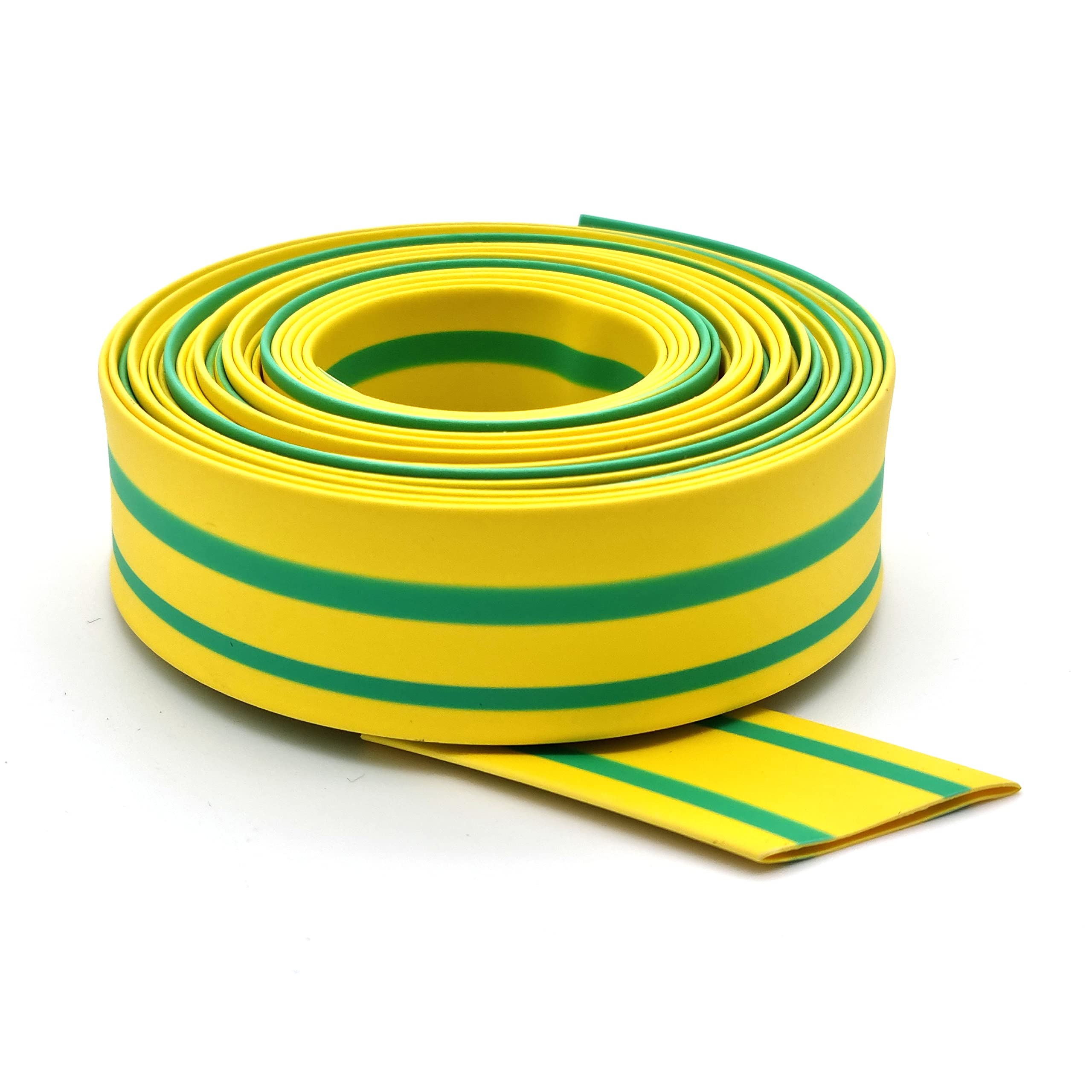 SCG-G/Y Thin Wall Flame Retarded Green Yellow Stripe Tubing