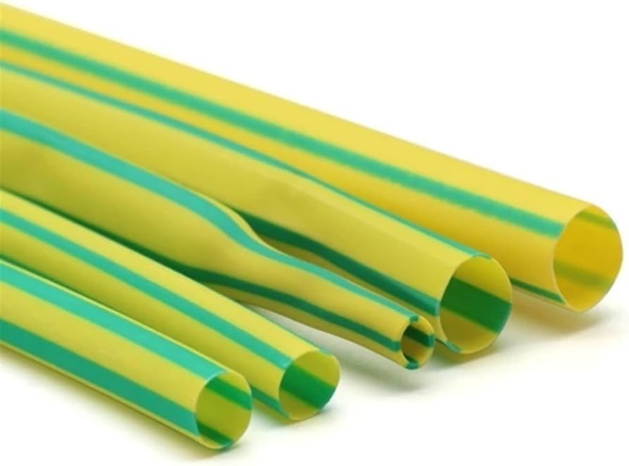 SCG-G/Y Thin Wall Flame Retarded Green Yellow Stripe Tubing