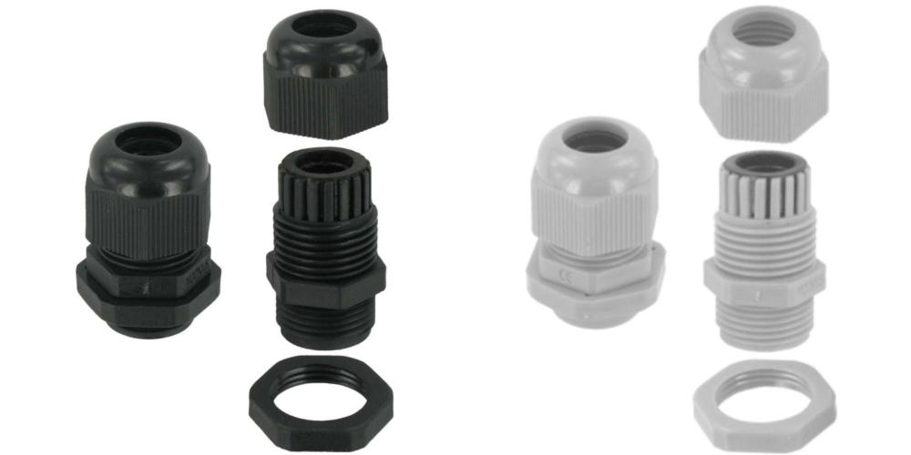 RADI- PGN Polyamide Glands for Un-armored Cables with IP68 Rating (PG/Metric Threads)